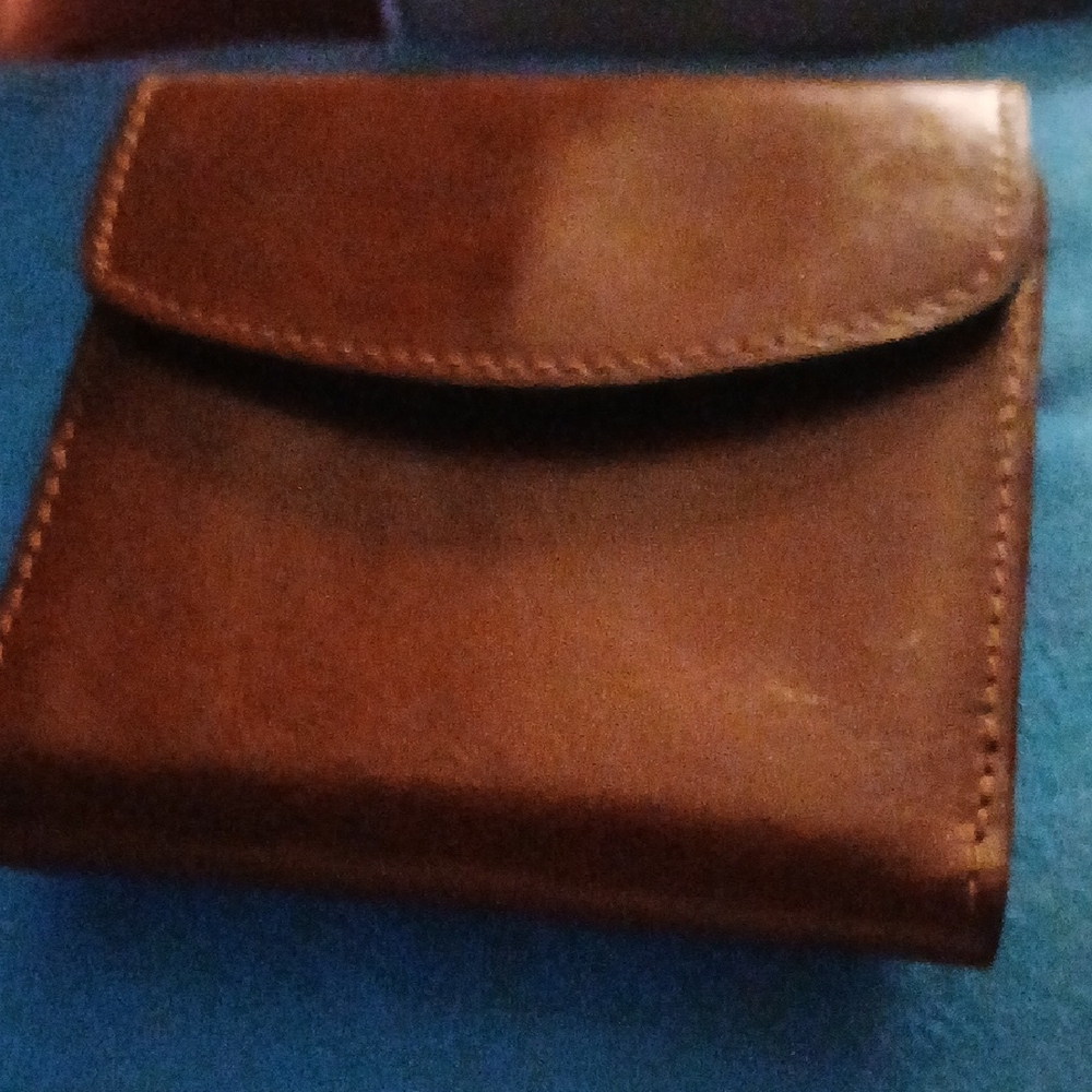 Patricia Nash Brown Leather Wallet Gorgeous Leather